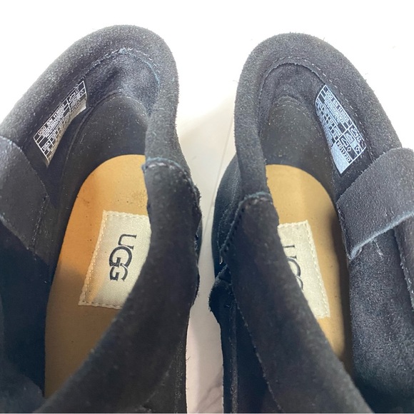 New! UGG Josefene Black Suede Mini Boot 6 - Picture 12 of 14
